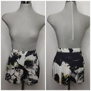 JUMA hi waist printed jersey shorts size XS
